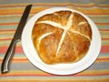How to bake a white bread.