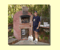 Backyard brick oven by Neil.