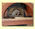 This pizza oven's dome entry picture.