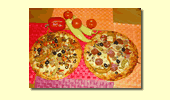 Two pizzas picture just to be cut down.