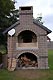 Garden oven in Destelbergen Belgium.