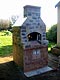 Picture of wood burning brick oven in France.