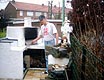 Home front yard development with oven, picture by Danny
