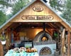 Little bake house 'Niclas', pizza oven in Germany.