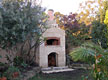 Pizza oven in 'Carabooda Limestone'.