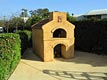 Brick pizza oven built by Giles with TAFE Landscaping Students.