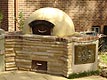 Round igloo oven style picture.