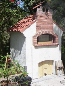 Oven with adapter to cold-smoke in it